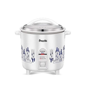 Preethi Glitter E 1.8 Ltr Rice Cooker (Double Pan)